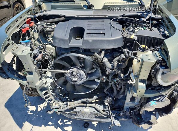 SALE37RUXN2087471 2022 LAND ROVER DEFENDER Green Widok komory silnika