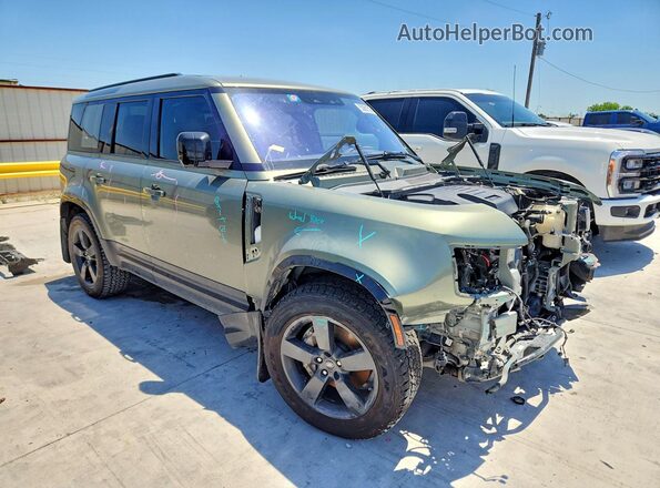 SALE37RUXN2087471 2022 LAND ROVER DEFENDER Green Przód prawy