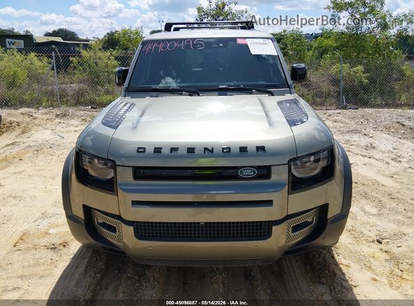 SALE9EEUXL2029995 2020 LAND ROVER DEFENDER Green უკანა სალონის ხედი