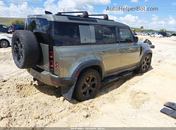 SALE9EEUXL2029995 2020 LAND ROVER DEFENDER Green უკანა მარჯვენა