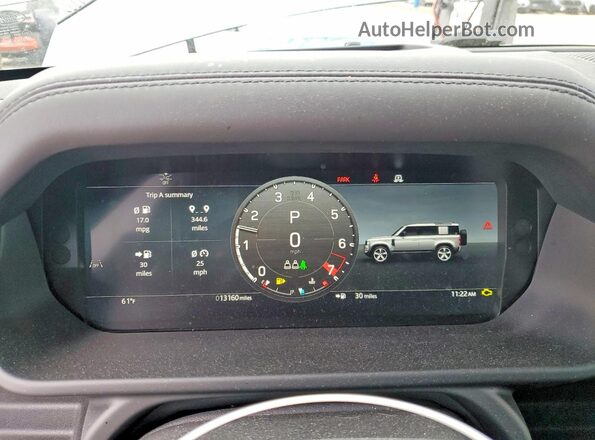 SALEJ7EU1S2439747 2025 LAND ROVER DEFENDER Blue Vista del cuadro de instrumentos