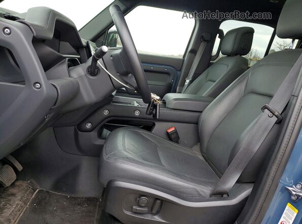 SALEJ7EU1S2439747 2025 LAND ROVER DEFENDER Blue Vista interior delantera