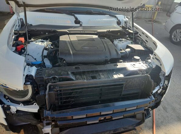 SALEJ7EX1P2239436 2023 LAND ROVER DEFENDER White Вид підкапотного простору
