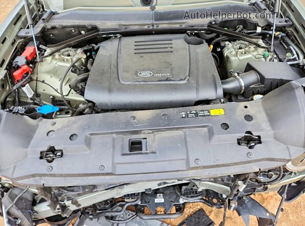 SALEJ7EX1S2404054 2025 LAND ROVER DEFENDER Green Вид підкапотного простору