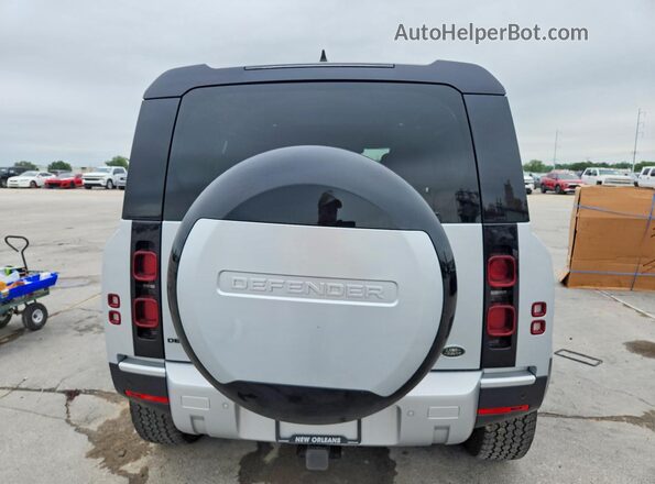 SALEP7EU0P2192095 2023 LAND ROVER DEFENDER Silver Вид ззаду