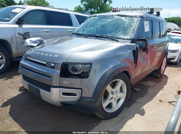 SALEP7EU3L2021156 2020 LAND ROVER DEFENDER Gray Przód lewy