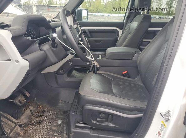 SALEP7EU4L2020369 2020 LAND ROVER DEFENDER White წინა სალონის ხედი