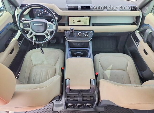 SALEP7EU4L2021277 2020 LAND ROVER DEFENDER Blue Widok deski rozdzielczej