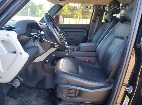 SALEP7RUXN2080699 2022 LAND ROVER DEFENDER Black Вид салону спереду