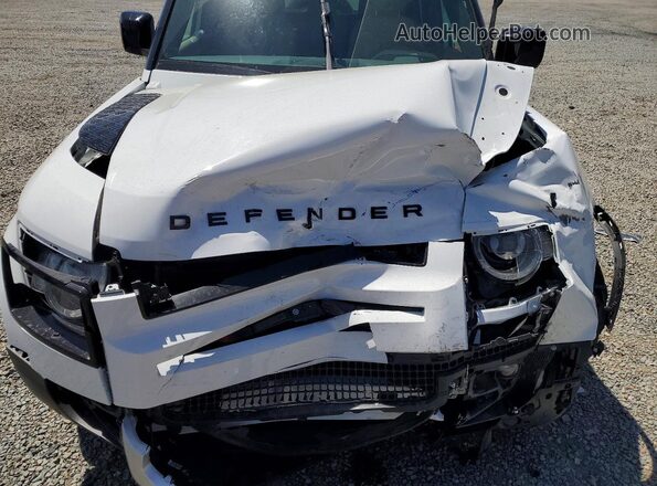 SALEPFEU3P2184745 2023 LAND ROVER DEFENDER White Vista del compartimento del motor
