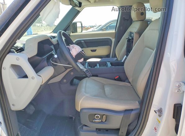SALEPFEU3P2184745 2023 LAND ROVER DEFENDER White Vista interior delantera
