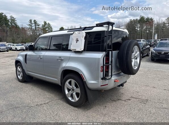 SALEW7RU6N2097910 2022 LAND ROVER DEFENDER Silver Rear left