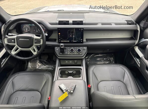 SALEW7RU6N2097910 2022 LAND ROVER DEFENDER Silver Front view