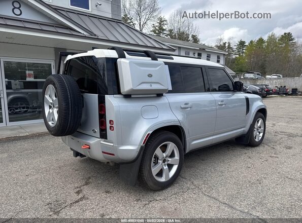 SALEW7RU6N2097910 2022 LAND ROVER DEFENDER Silver Rear right