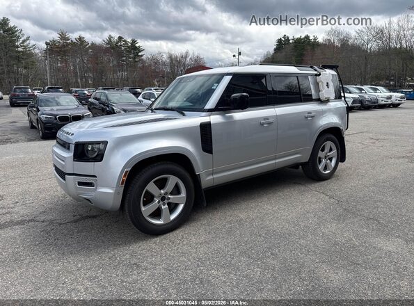SALEW7RU6N2097910 2022 LAND ROVER DEFENDER Silver Front left