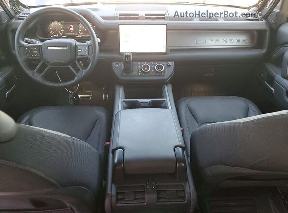 SALEWEEE1S2373697 2025 LAND ROVER DEFENDER Gray Dashboard view