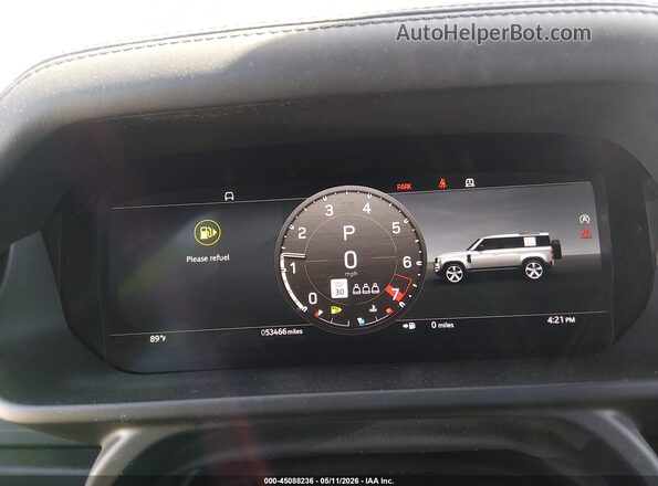 SALEWEEEXP2164241 2023 LAND ROVER DEFENDER Black Вид задніх сидінь