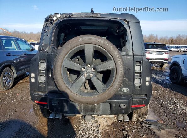 SALEWERE9N2064378 2022 LAND ROVER DEFENDER Black Вид ззаду