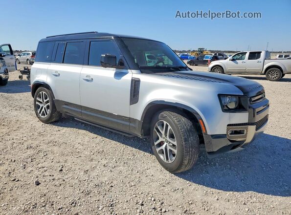 SALEX7EU2R2264157 2024 LAND ROVER DEFENDER Серебряный Передняя правая четверть