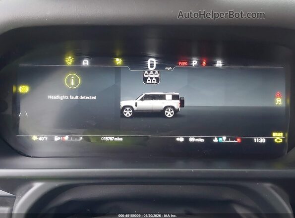 SALEXEEU6R2260987 2024 LAND ROVER DEFENDER Black Widok tylnych siedzeń
