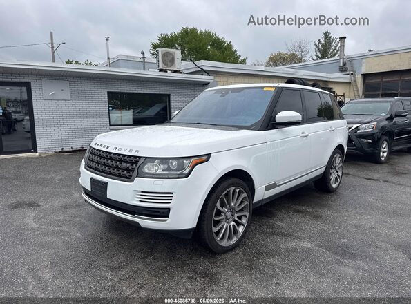 SALGR2FK6HA329227 2017 LAND ROVER RANGE ROVER White 