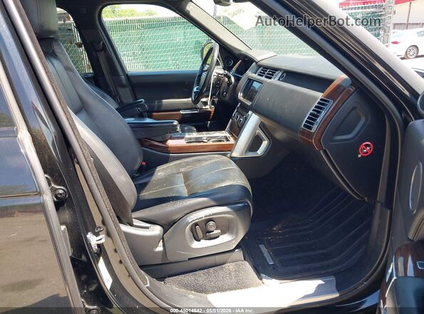 SALGR2PF3GA300767 2016 LAND ROVER RANGE ROVER Black Front interior view
