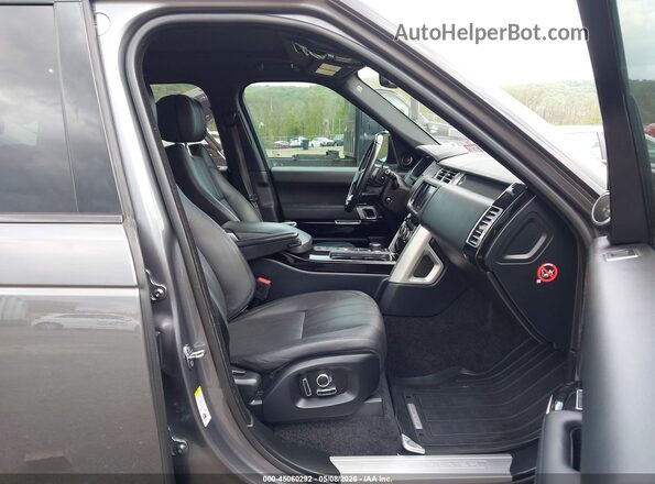 SALGS2EF0GA261224 2016 LAND ROVER RANGE ROVER Gray Vista interior delantera