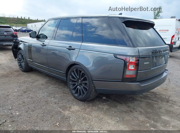 SALGS2EF0GA261224 2016 LAND ROVER RANGE ROVER Gray Trasero izquierdo