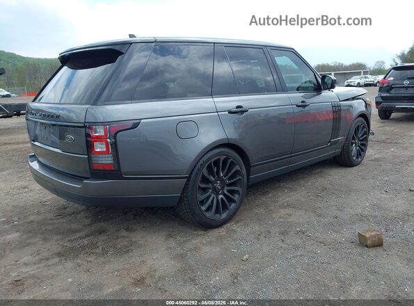 SALGS2EF0GA261224 2016 LAND ROVER RANGE ROVER Gray Trasero derecho