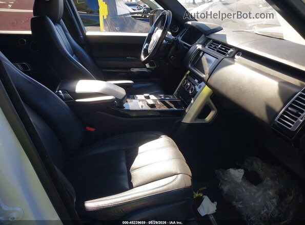 SALGS2EF1GA246473 2016 LAND ROVER RANGE ROVER White Вид салону спереду