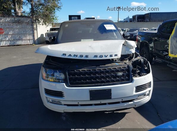 SALGS2EF1GA246473 2016 LAND ROVER RANGE ROVER White Вид щитка приладів