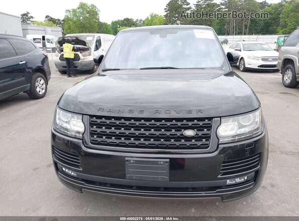 SALGS2EF4GA282769 2016 LAND ROVER RANGE ROVER Black 