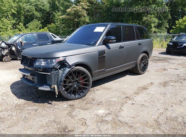 SALGS2EF7GA245957 2016 LAND ROVER RANGE ROVER Black Առջևի ձախ երեք քառորդ տեսարան