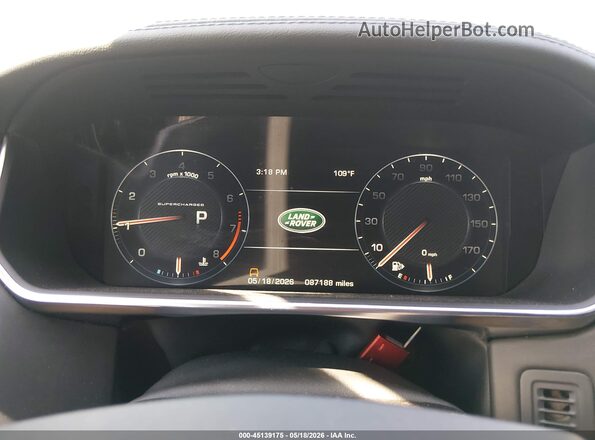 SALGS2EF7GA245957 2016 LAND ROVER RANGE ROVER Black Հետևի նստատեղերի տեսք