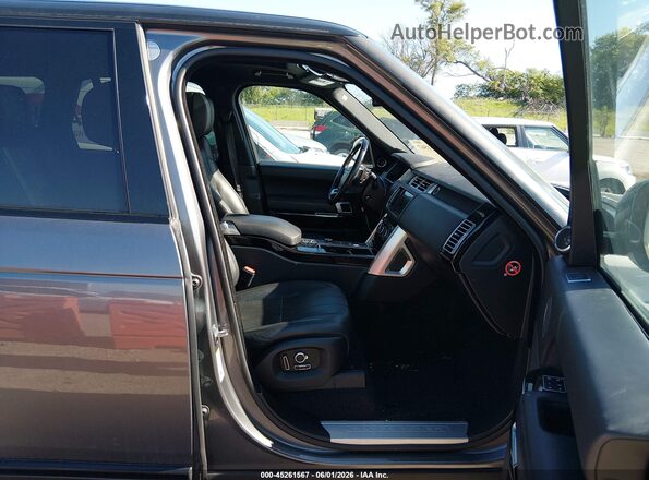 SALGS2EF9GA253106 2016 LAND ROVER RANGE ROVER Gray Front interior view