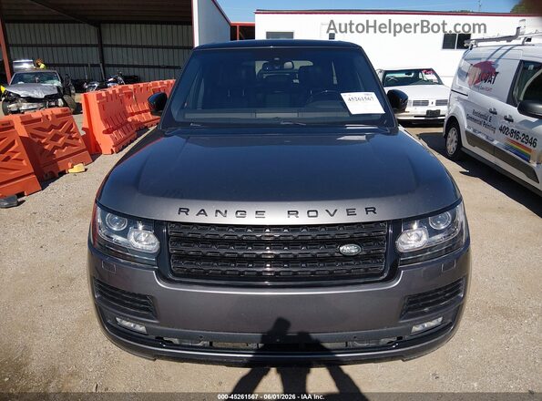SALGS2EF9GA253106 2016 LAND ROVER RANGE ROVER Gray Front view