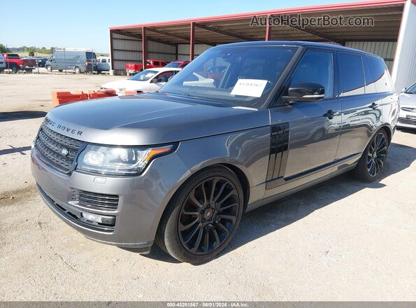 SALGS2EF9GA253106 2016 LAND ROVER RANGE ROVER Gray Front left