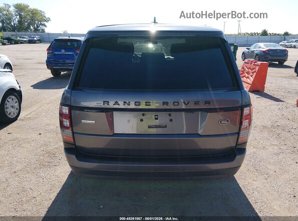 SALGS2EF9GA253106 2016 LAND ROVER RANGE ROVER Gray 