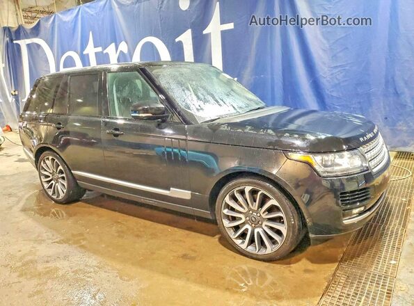 SALGS2EFXGA286759 2016 LAND ROVER RANGE Black Передня права чверть