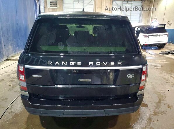 SALGS2EFXGA286759 2016 LAND ROVER RANGE Black Вид ззаду