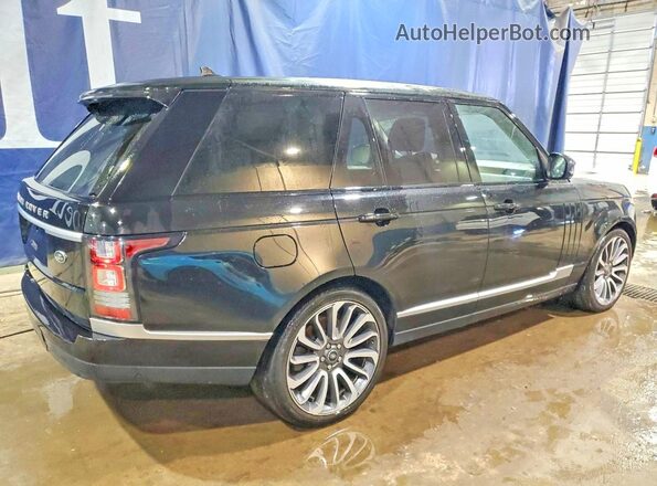 SALGS2EFXGA286759 2016 LAND ROVER RANGE Black Задня права чверть