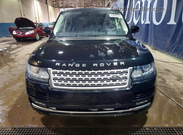 SALGS2EFXGA286759 2016 LAND ROVER RANGE Black Вид спереду