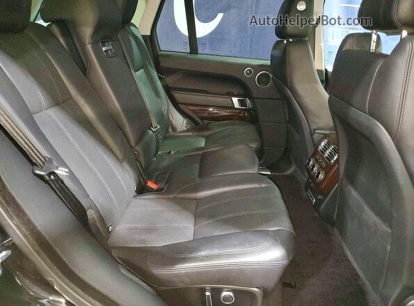 SALGS2EFXGA286759 2016 LAND ROVER RANGE Black Вид задньої частини салону