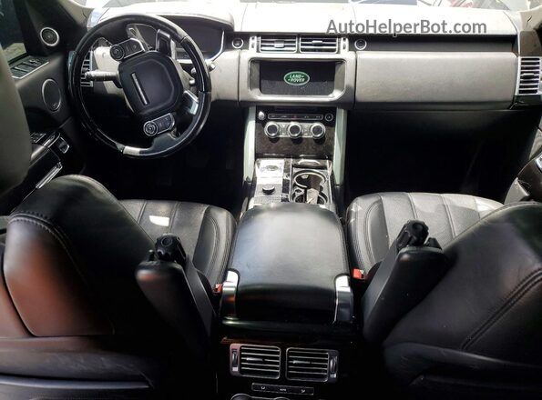 SALGS2FK8HA325443 2017 LAND ROVER RANGE Black Vista del salpicadero