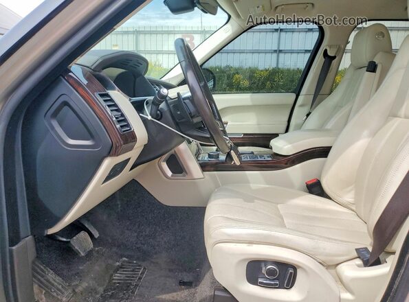 SALGS2FV2HA357461 2017 LAND ROVER RANGE Silver წინა სალონის ხედი