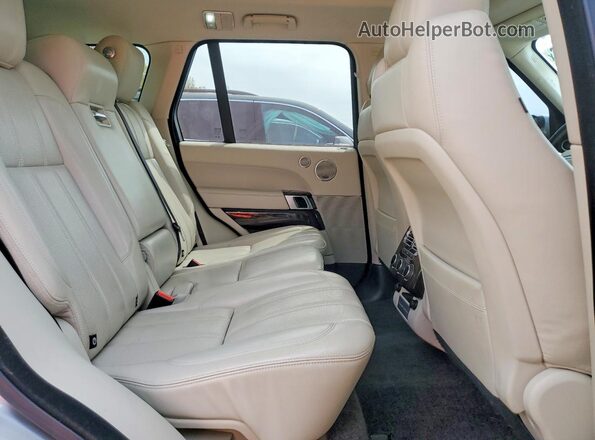 SALGS2FV2HA357461 2017 LAND ROVER RANGE Silver უკანა სალონის ხედი