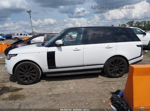 SALGS2FV8HA379576 2017 LAND ROVER RANGE ROVER White Widok wnętrza 360 stopni