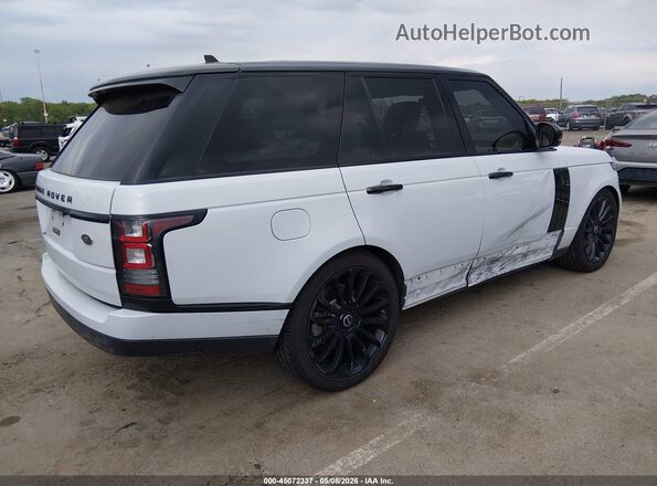 SALGS2KF0GA264922 2016 LAND ROVER RANGE ROVER White 