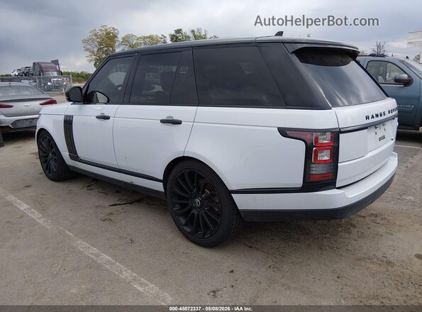 SALGS2KF0GA264922 2016 LAND ROVER RANGE ROVER White 