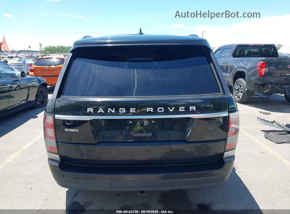 SALGS2KF2GA273945 2016 LAND ROVER RANGE ROVER Black 